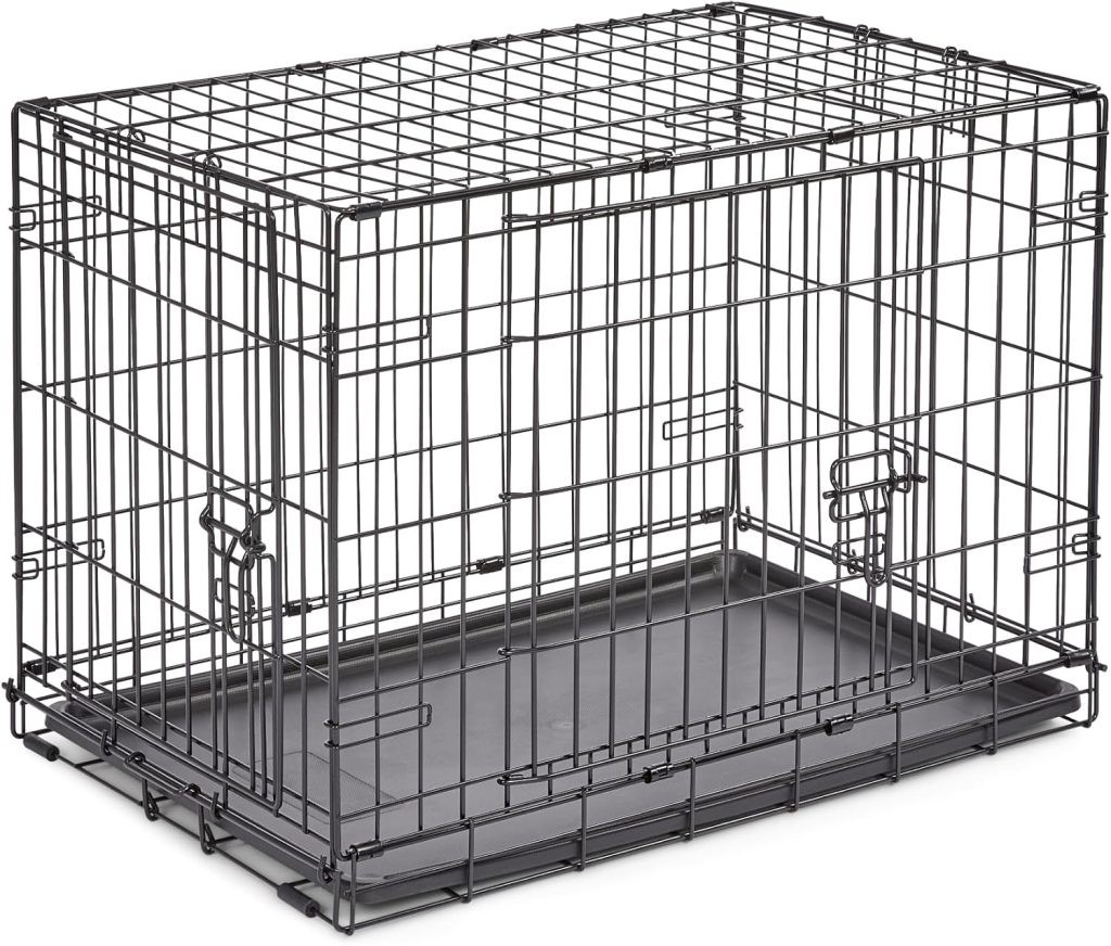 New World Double Door Folding Metal 30-Inch Dog Crate