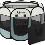Dog Kennel Playpen with Carrying Case